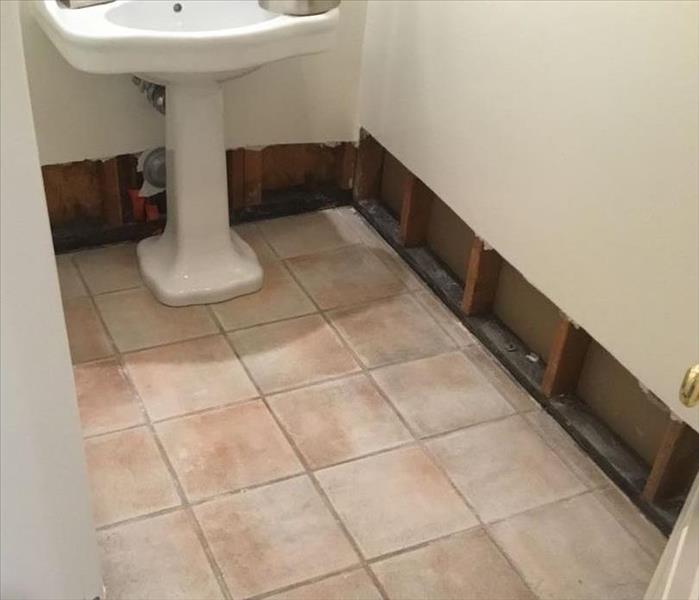 Bathroom After Mitigation